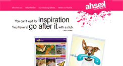 Desktop Screenshot of ahsekmedia.com
