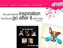 Tablet Screenshot of ahsekmedia.com